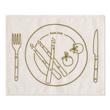 Placemats bistro plates - set of 2