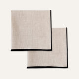 100% linnen servetten set beige