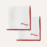 100% linnen servetten set "thats amore"