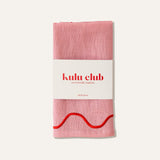 100% linnen servetten set wavy roze