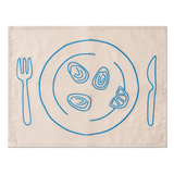 Placemats set vis borden