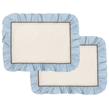 Table cloth & placemats Blue 6p