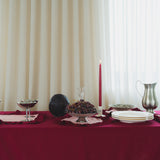 Tafelkleed ruffle cherry/roze