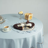 Ruffle Blue & Brown 6p