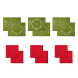 Festive Bundle Green & Red 6p