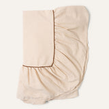 Tafelkleed ruffle beige