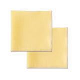 100% linnen servetten set (2) botergeel