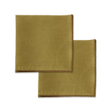 Serviettes 100% lin vert olive