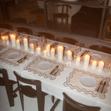 Beige 6-persoons set