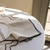 100% Linen napkins beige - set of 2